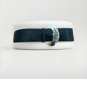 ba&sh Black Size 30 Wide Leather Fashion Belt